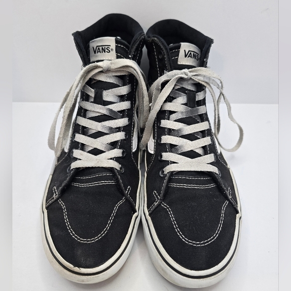 Vans | SK8-HI black canvas indie skateboard sneakers | WMS 9 - Picture 6 of 14